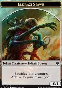 (image for) Eldrazi Spawn (011) // Vampire (004) Double-sided Token